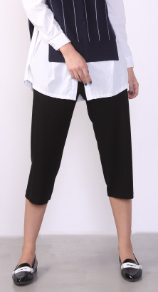 女裤黑色七分裤夏女士夏季新款薄款7分小脚裤